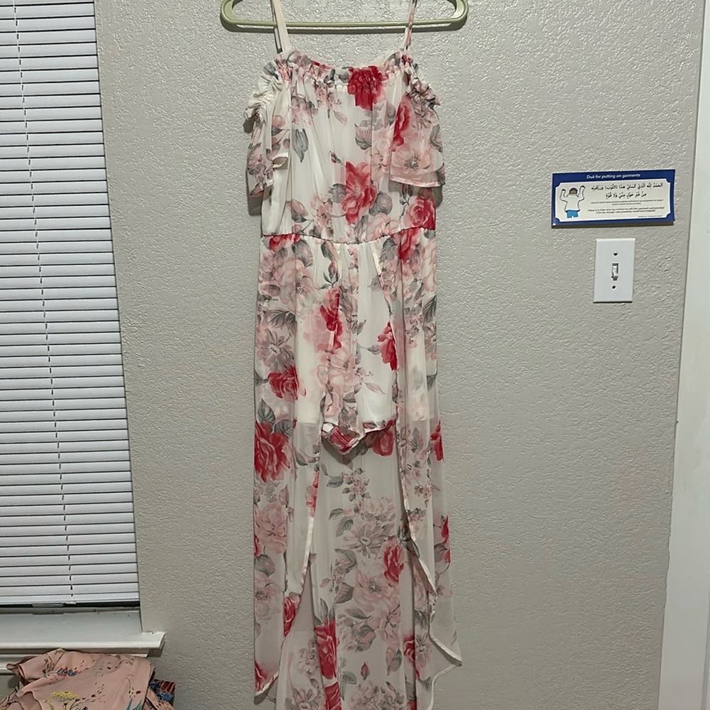 As U Wish, small floral dress, high low